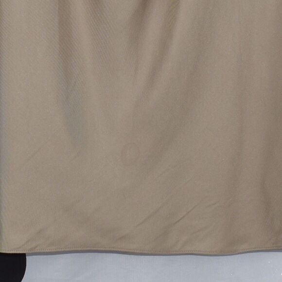 Vince Cowl Neck Cap Sleeve Blouse Short Sleeve Silk Blend Top Oat Tan Size Small - Picture 8 of 10